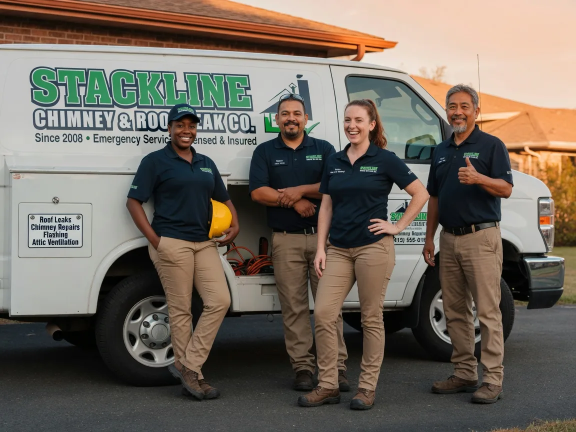Chimney flashing repair company in Woodland, PA